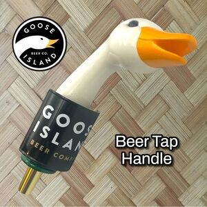 Goose Island Beer Tap Handle Goose Head Breweriana